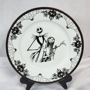 Disney Nightmare Before Christmas Jack & Sally 10.75" Dinner Plate